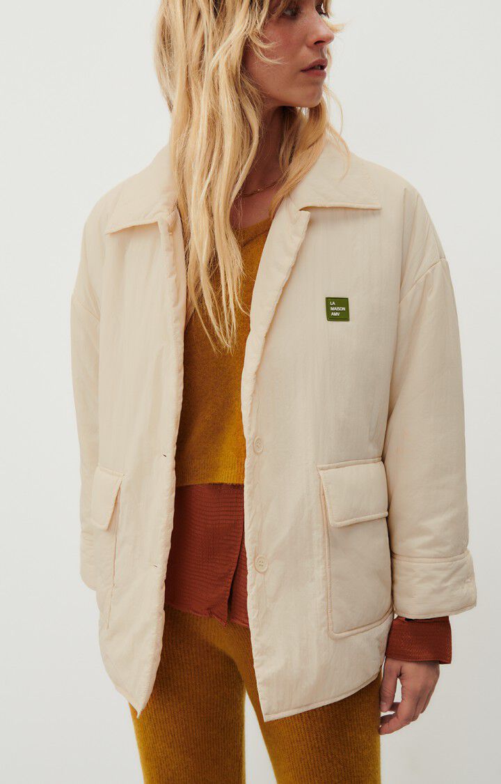 American Vintage Veste Femme Zotcity - ECRU 49 Manches Longues Beige - E24