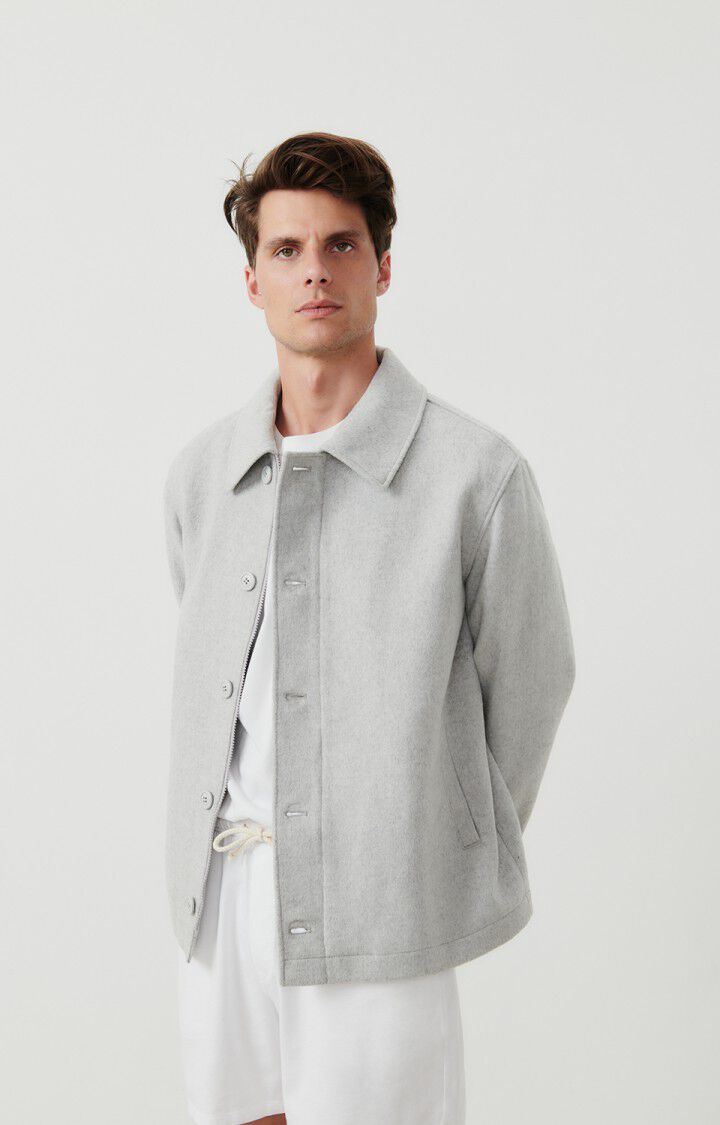 american vintage Veste homme Dadoulove - POLAIRE CHINE 64 Manches longues Gris - H24