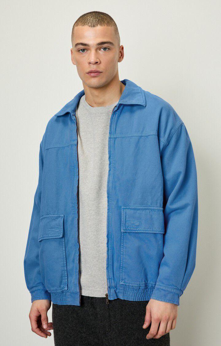 american vintage Veste homme Datcity - BLEUET VINTAGE Manches longues Bleu - E22