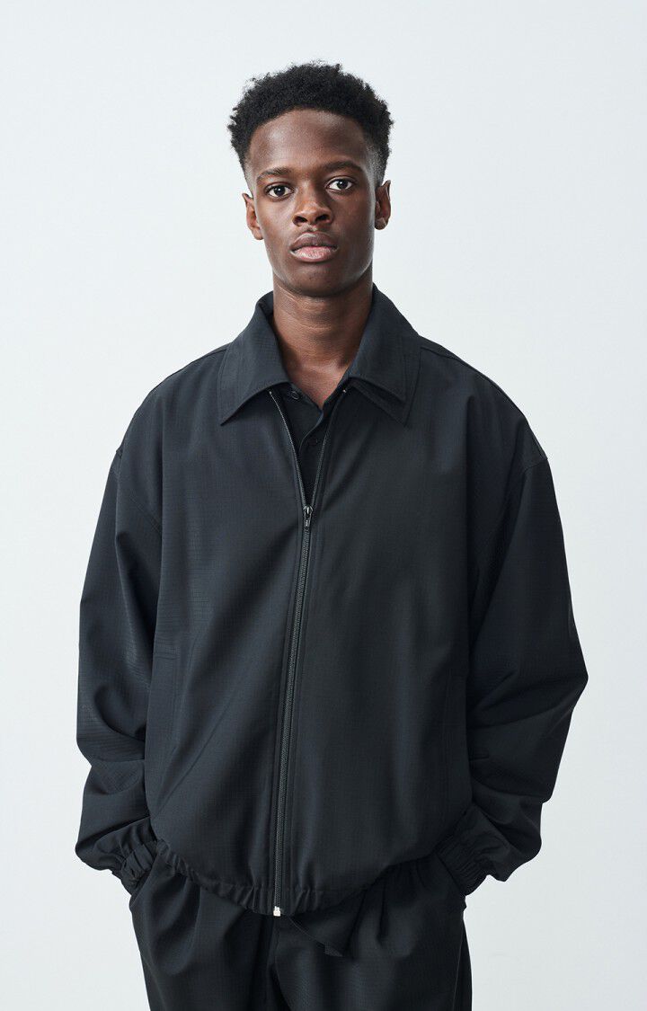 american vintage Veste homme Doacity - NOIR 61 Manches longues Noir - E25