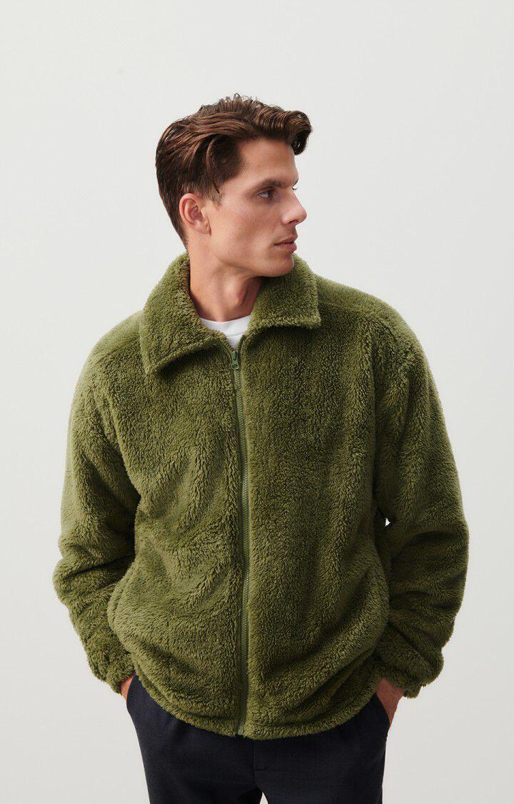 american vintage Veste homme Fudybrow - KAKI 61 Manches longues Vert - H23