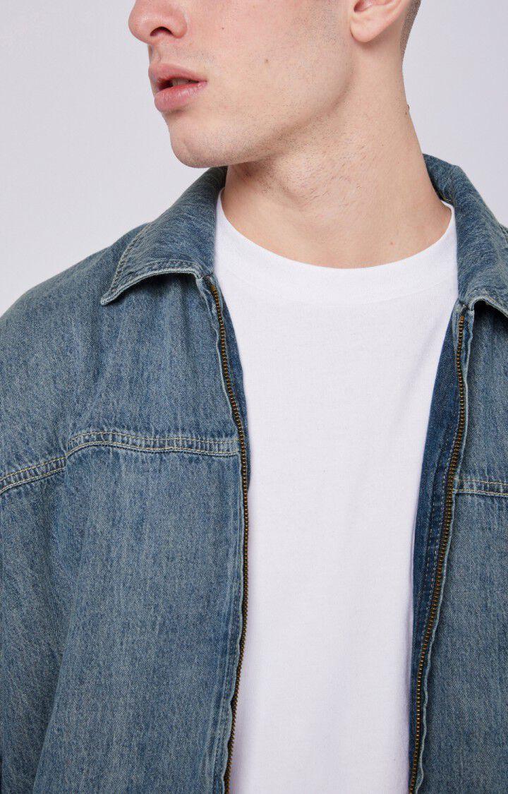 American Vintage Veste Homme Fybee - BLEU STONE Manches Longues Bleu - E22