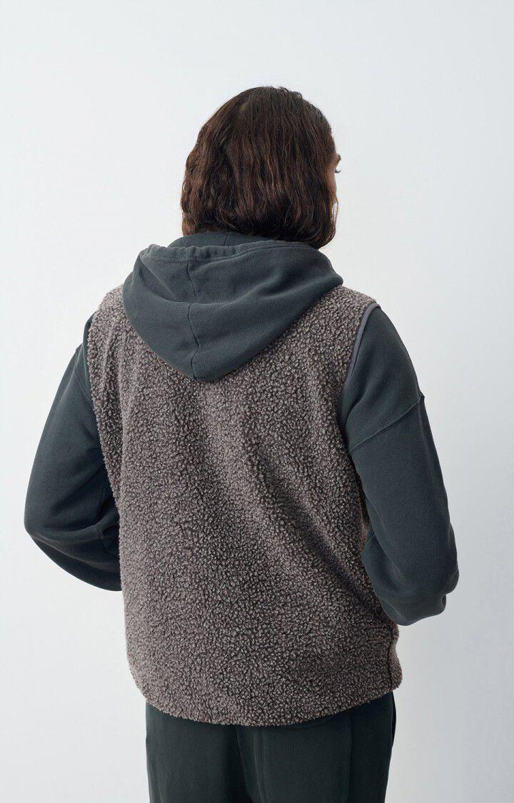 American Vintage Veste Homme Hoktown - ANTHRACITE CHINE 0 Sans Manches Gris - E25