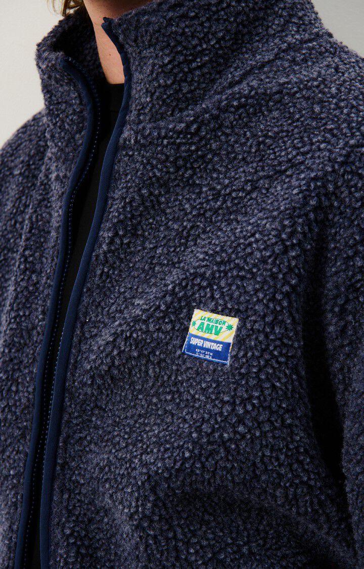 American Vintage Veste Homme Hoktown - ASTRE CHINE 57 Manches Longues Bleu - E25