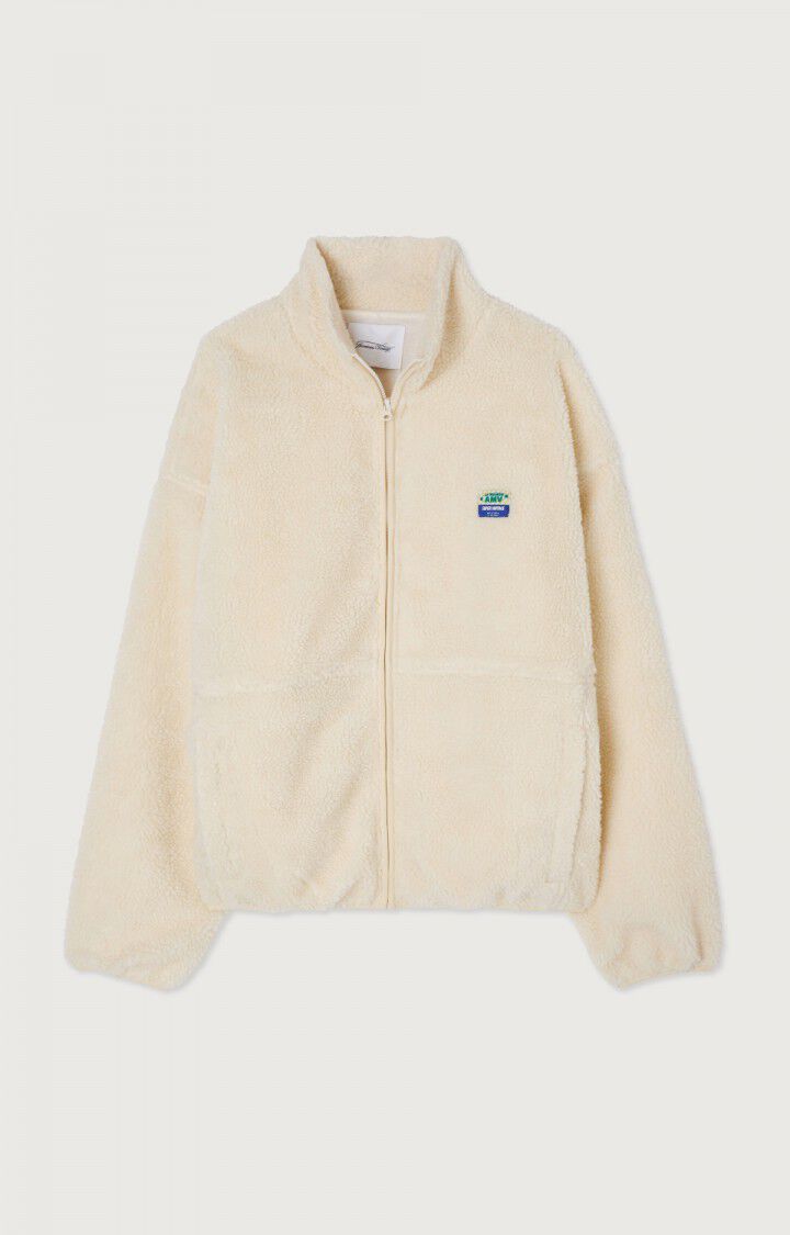 American Vintage Veste Homme Hoktown - ECRU 57 Manches Longues Beige - E25