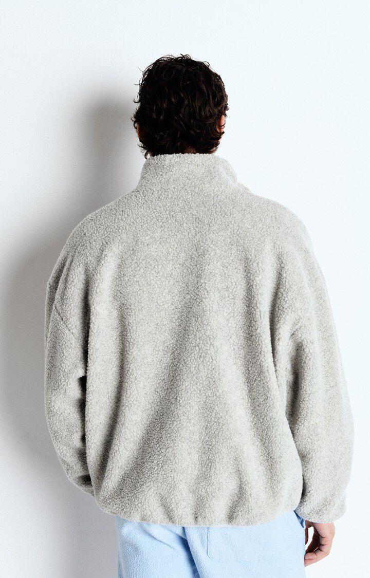 American Vintage Veste Homme Hoktown - POLAIRE CHINE 57 Manches Longues Gris - E25