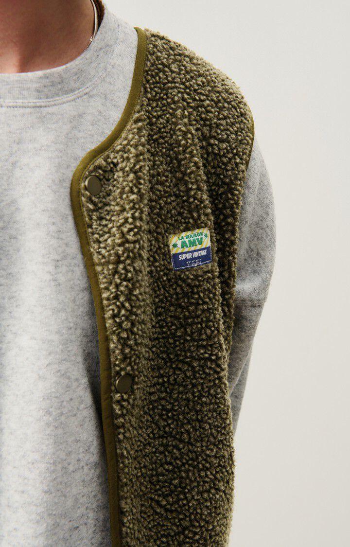 American Vintage Veste Homme Hoktown - VARAN CHINE 0 Sans Manches Vert - E25