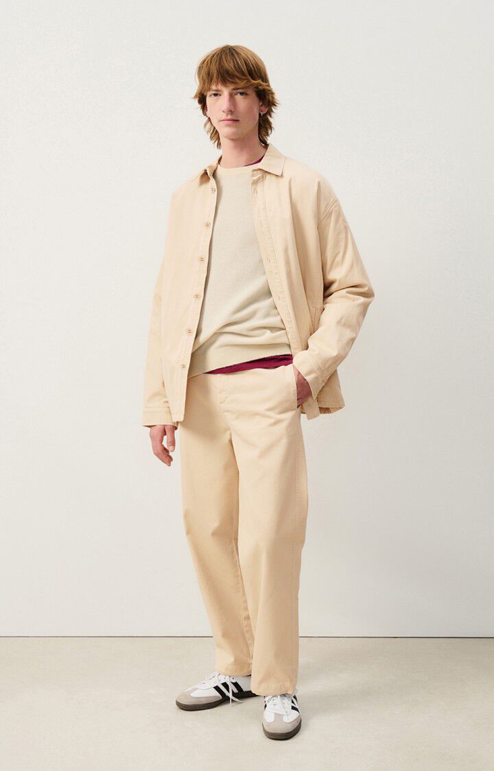American Vintage Veste Homme Izatown - ARGAN 63 Manches Longues Beige - H24
