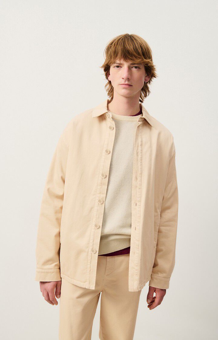 american vintage Veste homme Izatown - ARGAN 63 Manches longues Beige - H24