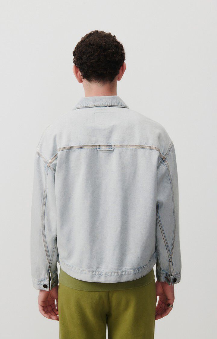 American Vintage Veste Homme Joybird - WINTER BLEACHED 57 Manches Longues Bleu - E25