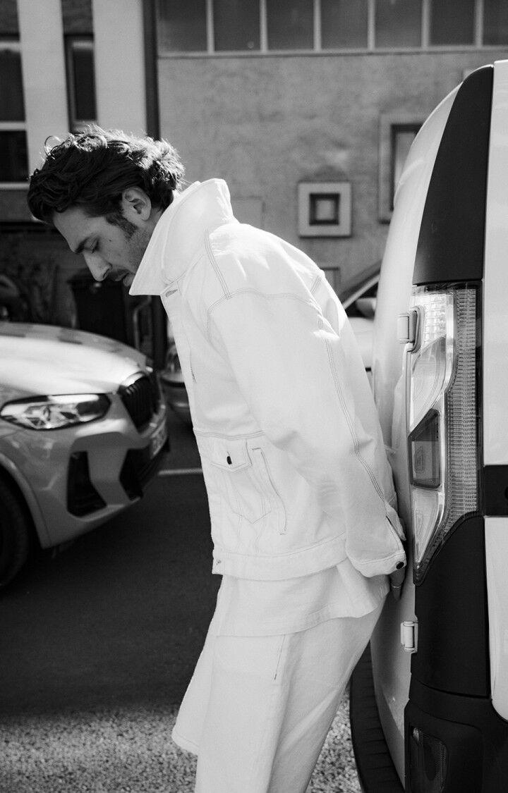 American Vintage Veste Homme Jozastreet - OFF WHITE 57 Manches Longues Blanc - E25