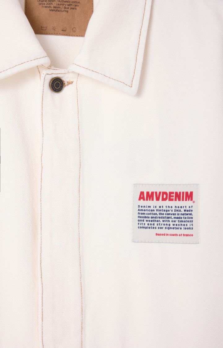 American Vintage Veste Homme Jozastreet - OFF WHITE 57 Manches Longues Blanc - E25