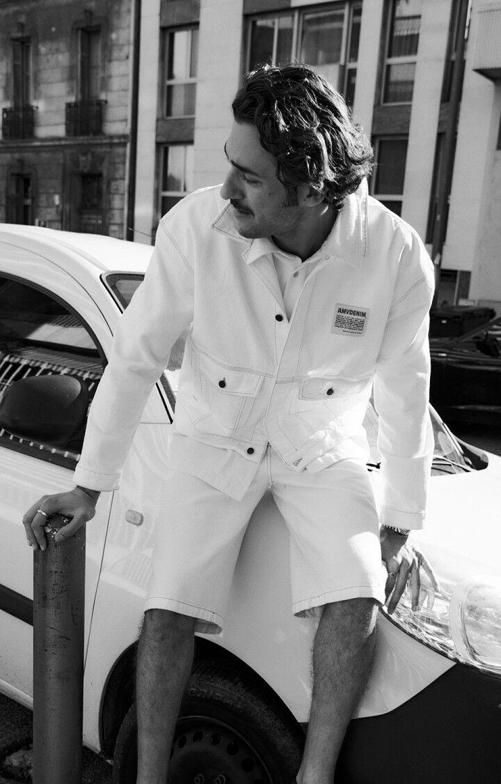 american vintage Veste homme Jozastreet - OFF WHITE 57 Manches longues Blanc - E25