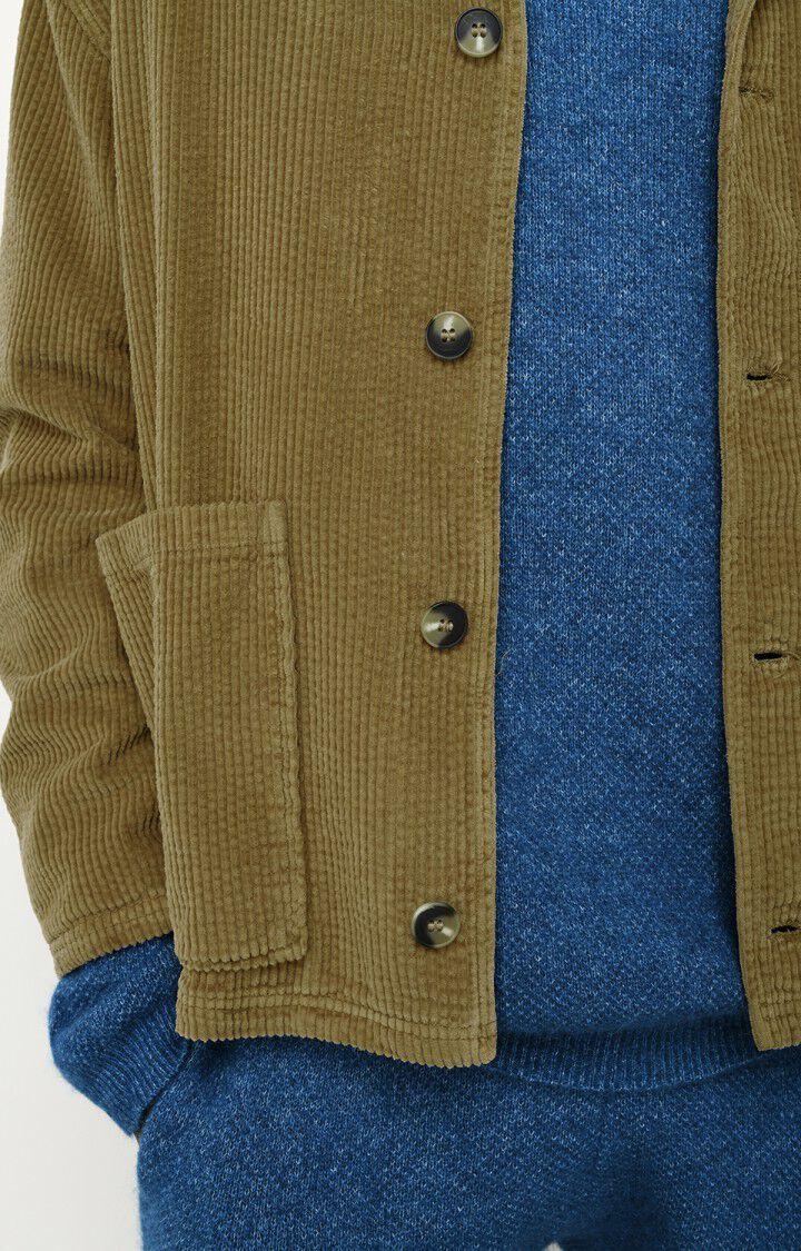 American Vintage Veste Homme Padow - CACAHUETE Manches Longues Marron - E22