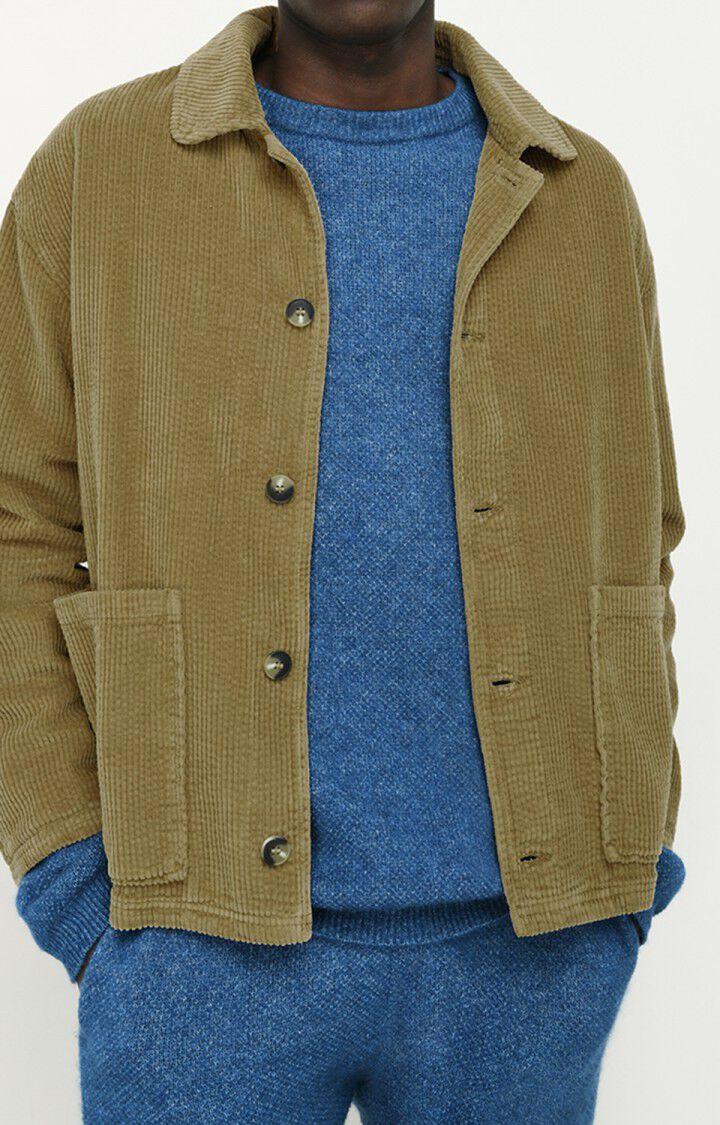 American Vintage Veste Homme Padow - CACAHUETE Manches Longues Marron - E22