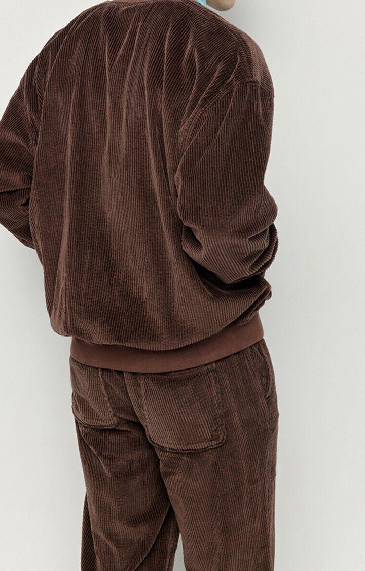 American Vintage Veste Homme Padow - CHOCOLAT 56 Manches Longues Marron - H22
