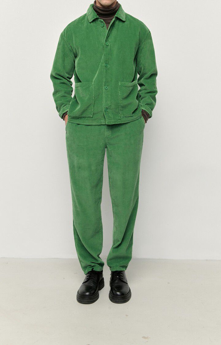 American Vintage Veste Homme Padow - MENTHE 58 Manches Longues Vert - H22