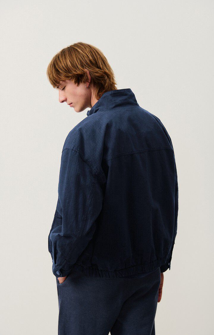 American Vintage Veste Homme Rygybay - MARINE 61 Manches Longues Bleu - H24