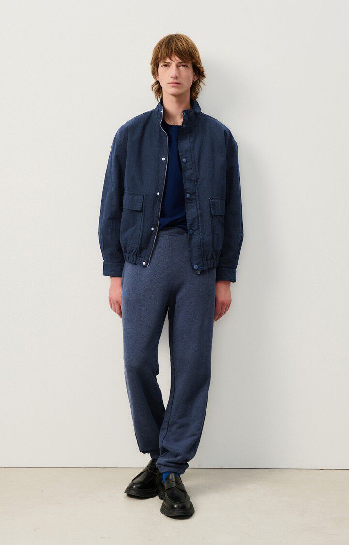 American Vintage Veste Homme Rygybay - MARINE 61 Manches Longues Bleu - H24