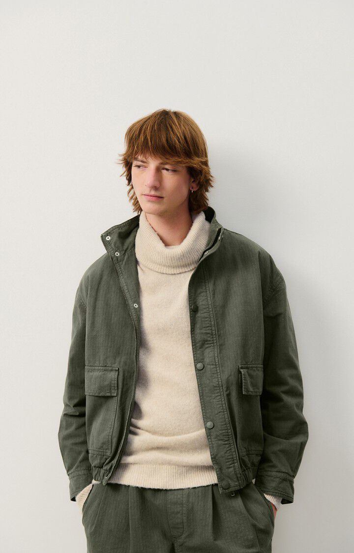 american vintage Veste homme Rygybay - THYM 61 Manches longues Vert - H24