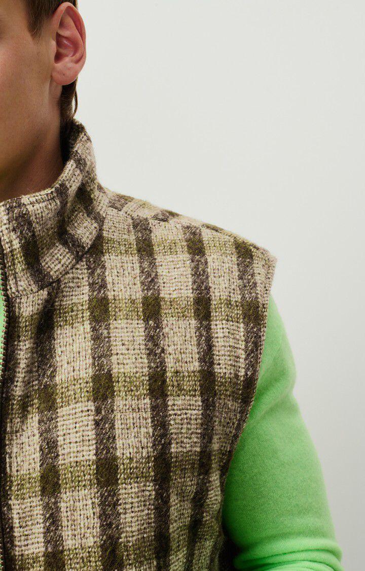 American Vintage Veste Homme Tursburg - TARTAN LEZARD 0 Sans Manches Marron - H24