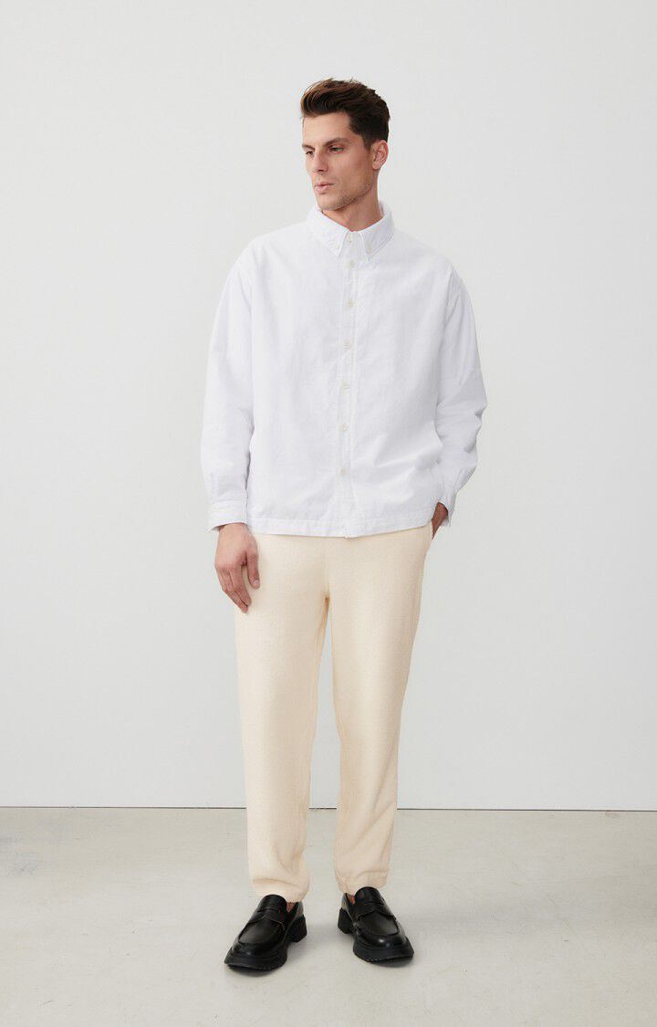 American Vintage Veste Homme Tysco - BLANC 60 Manches Longues Blanc - E24