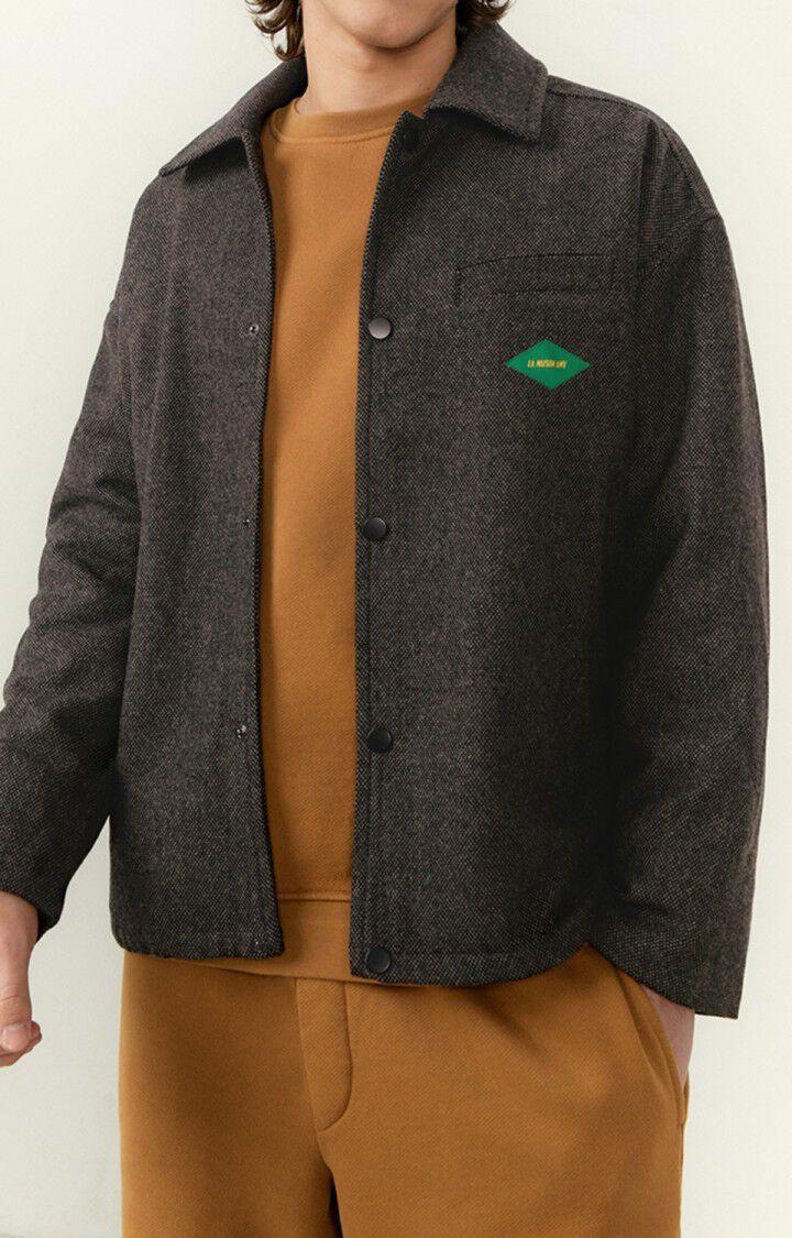 american vintage Veste homme Udytown - EBENE CHINE Gris - H22