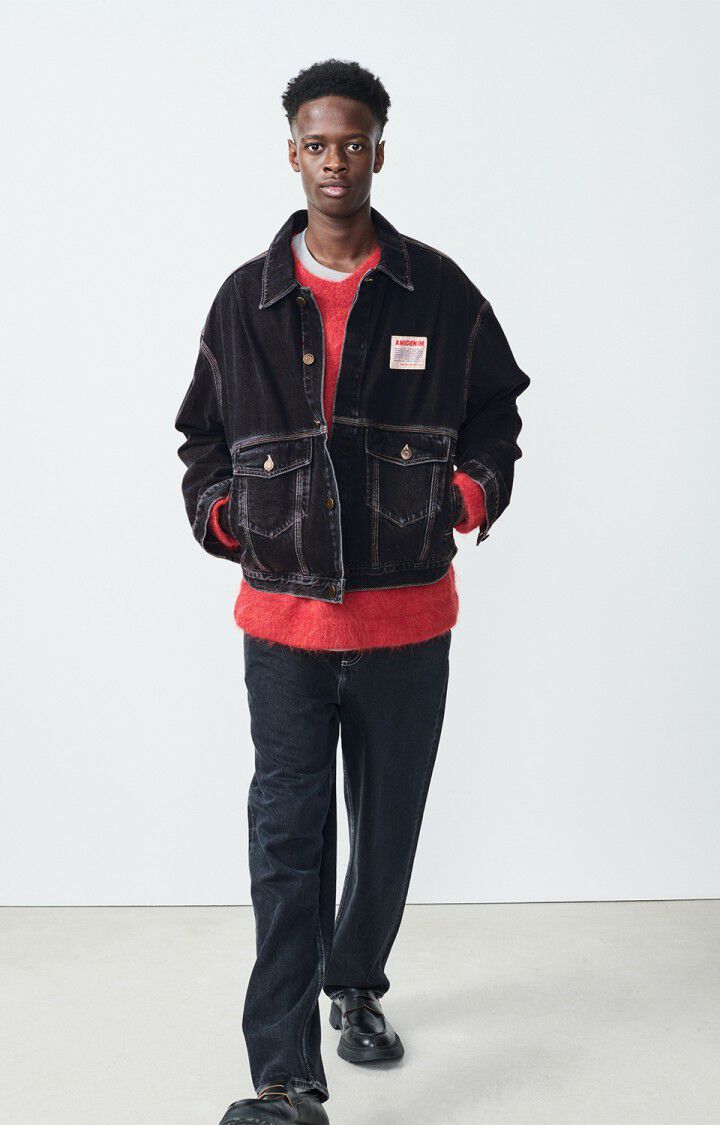 American Vintage Veste Homme Yopday - BLACK VINTAGE 57 Manches Longues Noir - E25