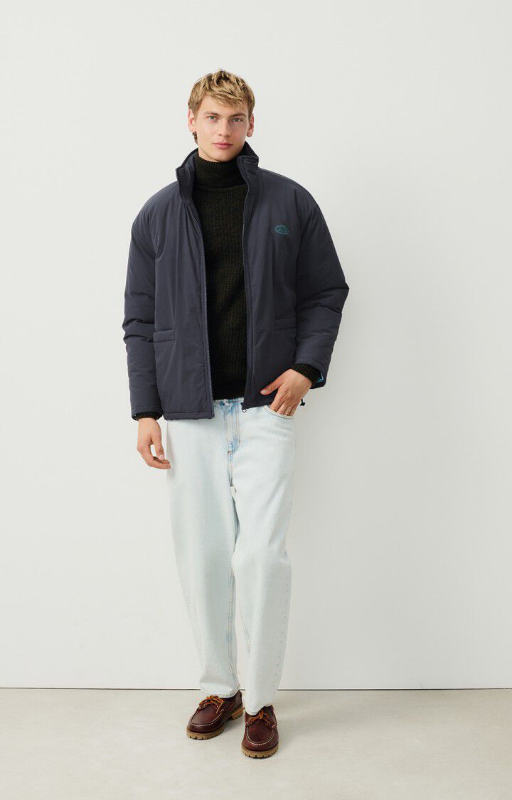 American Vintage Veste Homme Zaxoo - NAVY 62 Manches Longues Bleu - E25