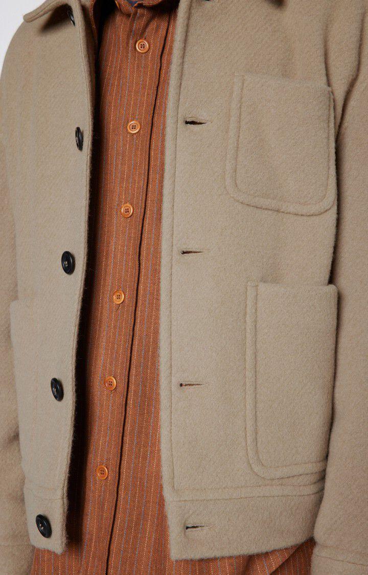 American Vintage Veste Homme Zefir - CREME BRULEE CHINE Beige - H22