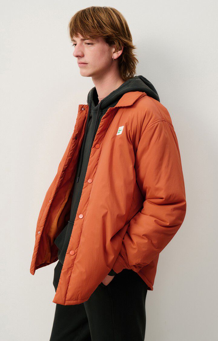 american vintage Veste homme Zotcity - CANNELLE 64 Manches longues Orange - H24