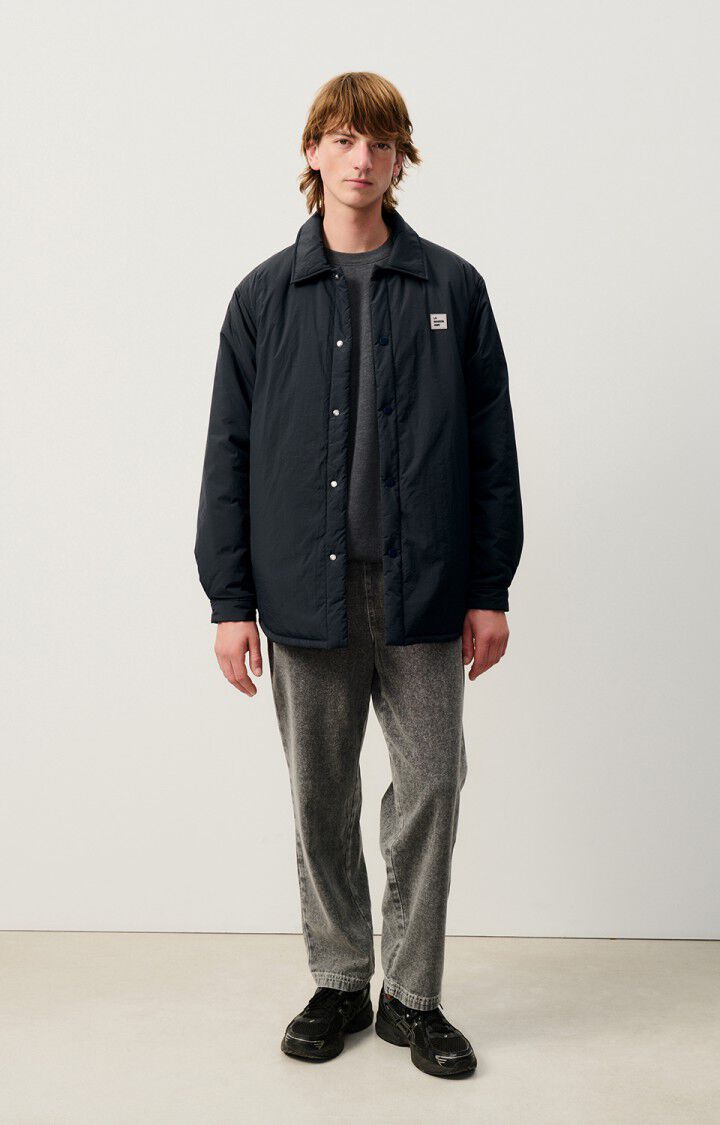 American Vintage Veste Homme Zotcity - CARBONE 64 Manches Longues Noir - E25