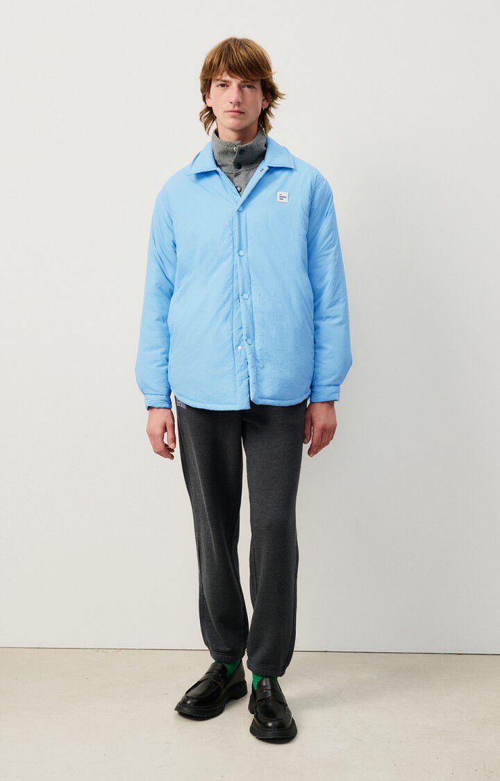 american vintage Veste homme Zotcity - CELESTE 64 Manches longues Bleu - H24