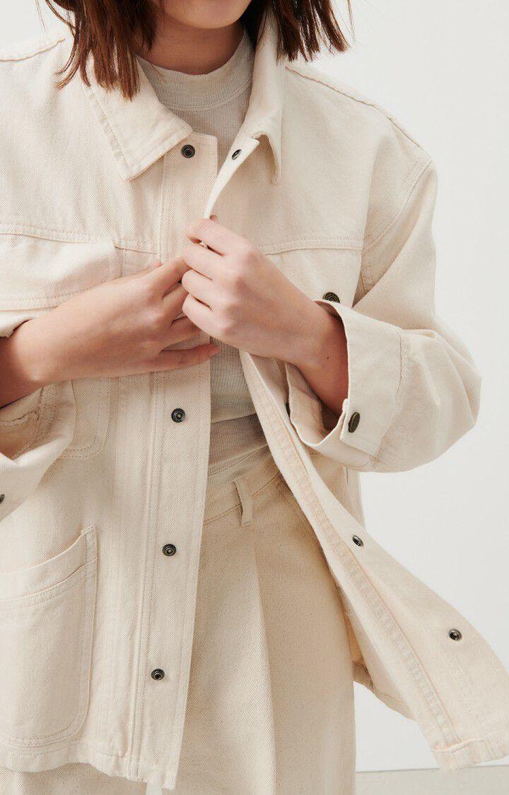 American Vintage Veste Mixte Datcity - ECRU 57 Manches Longues Beige - E24