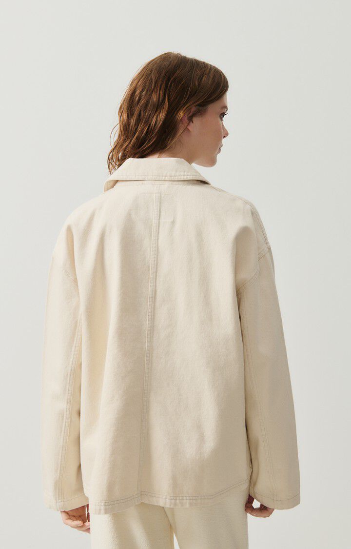 American Vintage Veste Mixte Datcity - ECRU 58 Manches Longues Beige - E25