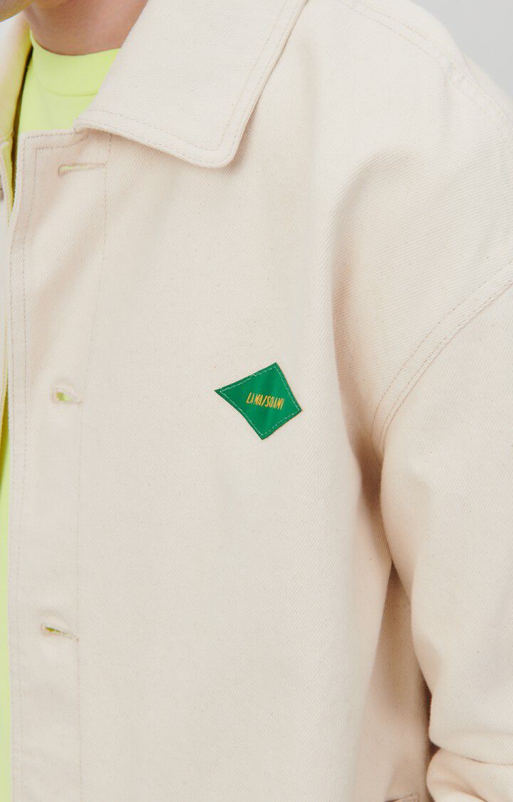 American Vintage Veste Mixte Datcity - ECRU 58 Manches Longues Beige - E25