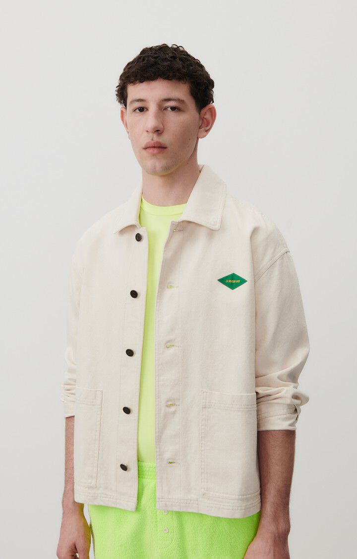 american vintage Veste mixte Datcity - ECRU 58 Manches longues Beige - E25