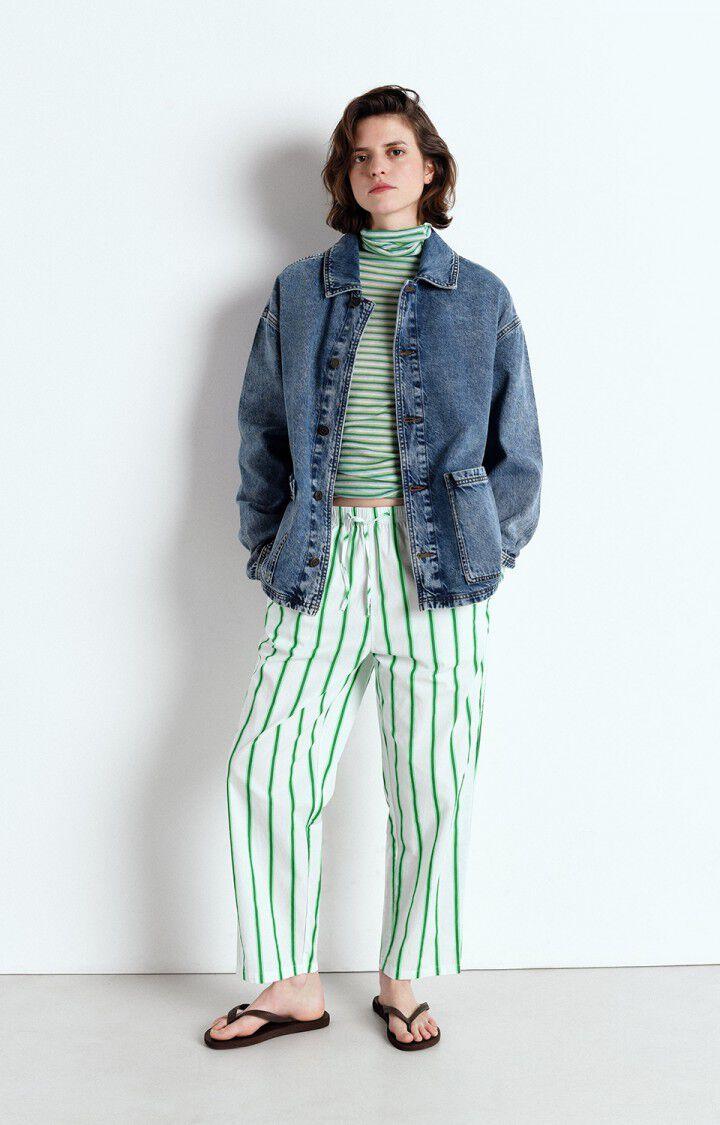 American Vintage Veste Mixte Joybird - STONE 58 Manches Longues Bleu - E25