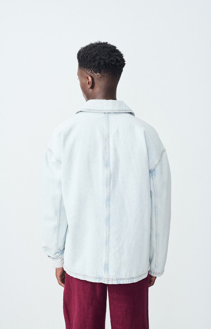 American Vintage Veste Mixte Joybird - WINTER BLEACHED 58 Manches Longues Bleu - E25