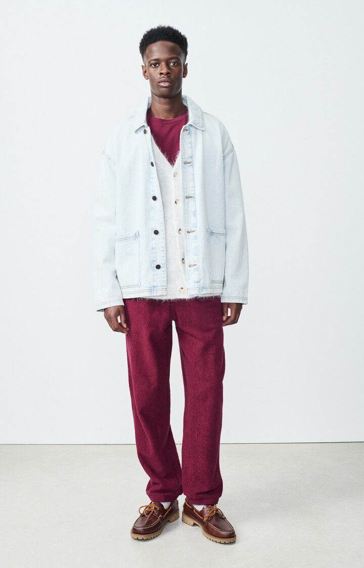 American Vintage Veste Mixte Joybird - WINTER BLEACHED 58 Manches Longues Bleu - E25