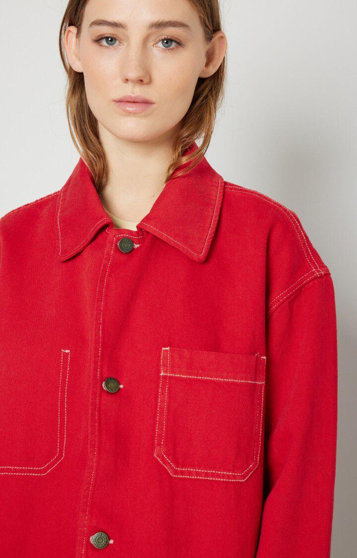 American Vintage Veste Mixte Tineborow - COUP DE FOUDRE Manches Longues Rouge - H21