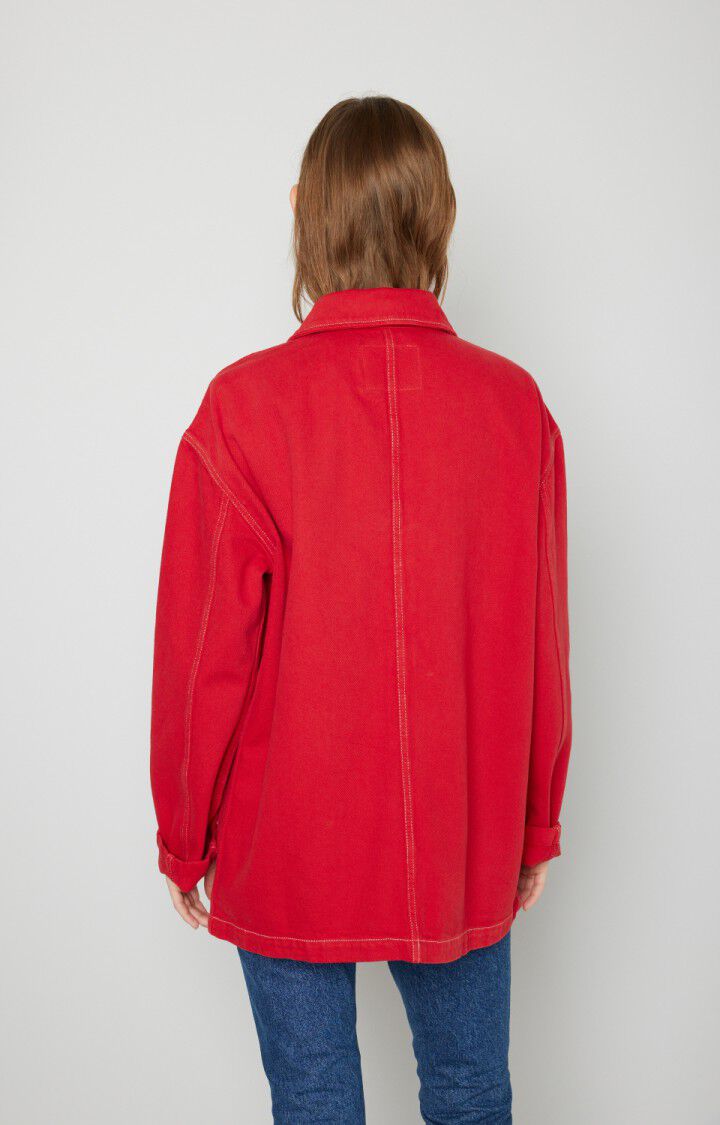 American Vintage Veste Mixte Tineborow - COUP DE FOUDRE Manches Longues Rouge - H21B