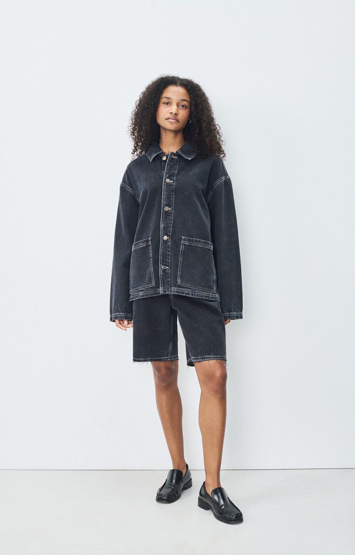 American Vintage Veste Mixte Yopday - BLACK VINTAGE 58 Manches Longues Noir - E25