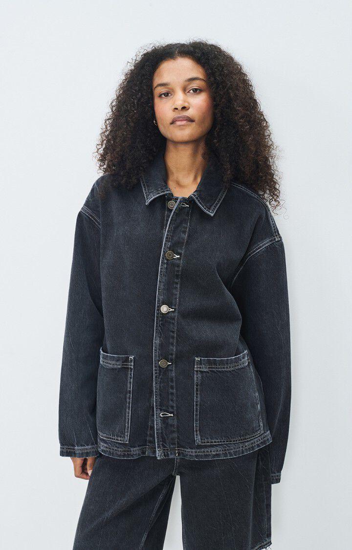 american vintage Veste mixte Yopday - BLACK VINTAGE 58 Manches longues Noir - E25