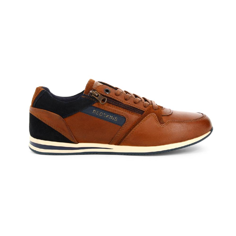 André BASKETS LUCIDE 3 COGNAC