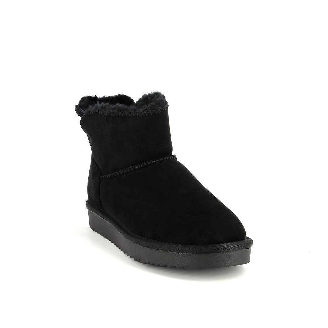 André BOOTS FOURREES ICECREAM NOIR