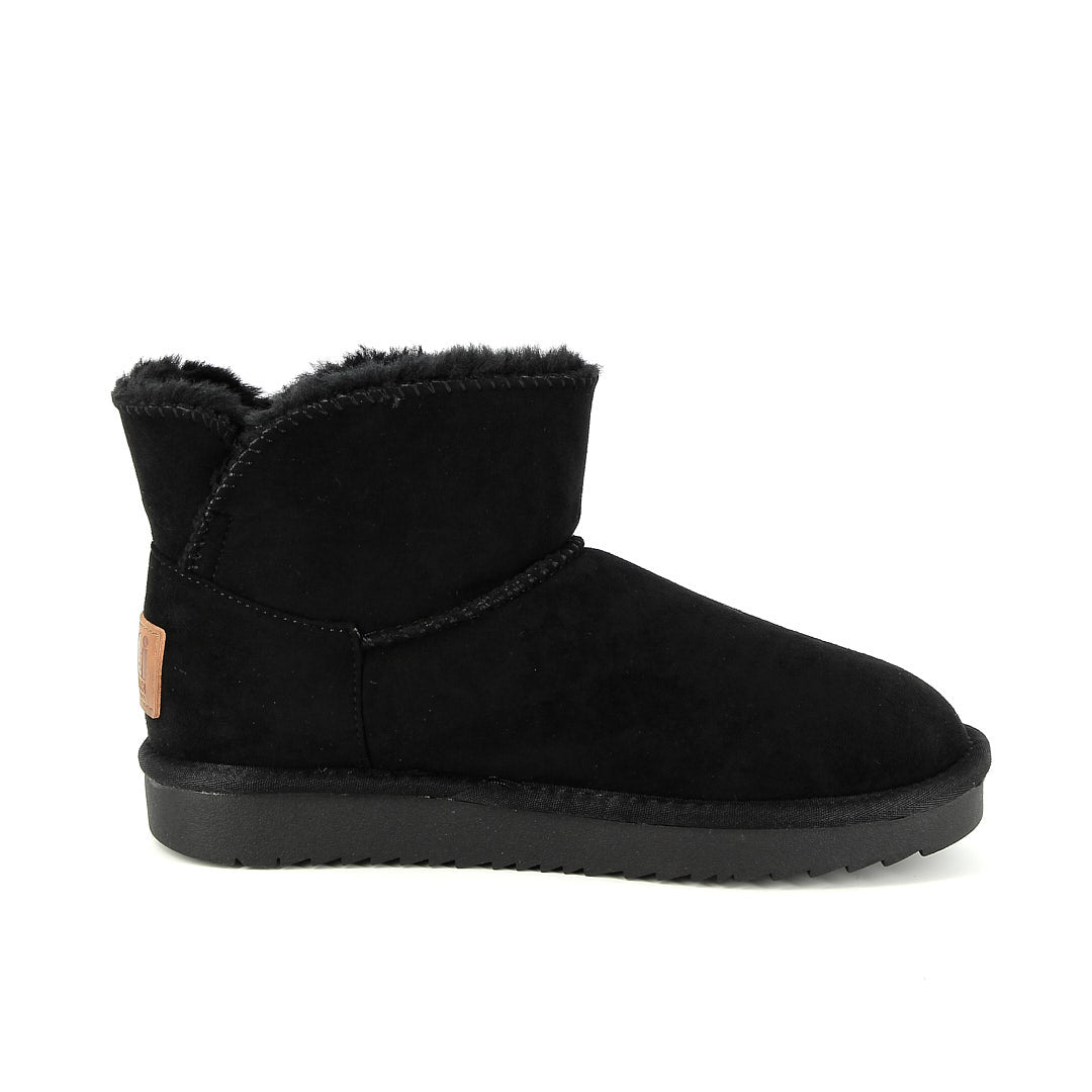 André BOOTS FOURREES ICECREAM NOIR