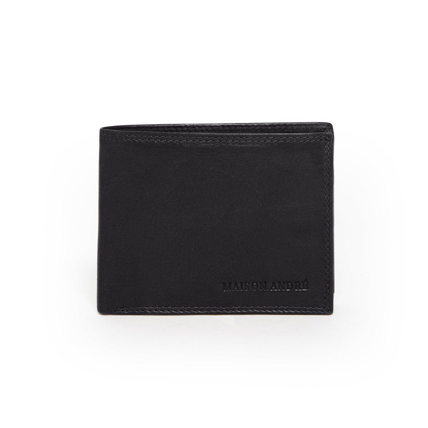 andré PORTEFEUILLE SABLONS NOIR