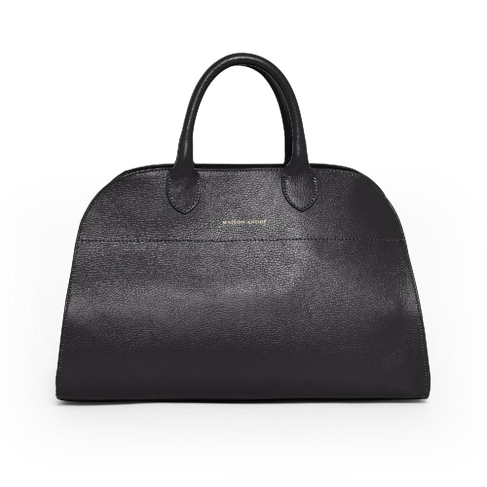 andré SAC À BANDOULIÈRE LOUVRE NOIR