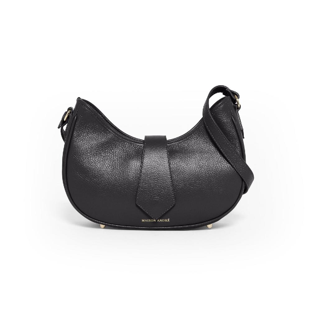 andré SAC À BANDOULIÈRE PANTHEON NOIR